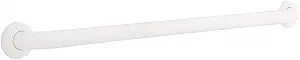 Delta 5600 Series (1-Pack) 36' Shower Grab Bar Seniors ADA Compliant Optic White Bathroom Safety Handle for Shower, Bathtub | Wall Mounted 450 lb Capacity Balance Assist, Grip DF5636W