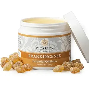 Vitality Extracts Frankincense Essential Oil Balm (2oz) ��� Boswellia Serrata, Beeswax & Vitamin E, Deep Moisturizing Skin Balm for Dry, Cracked Skin, Soothing & Nourishing for All Skin Types