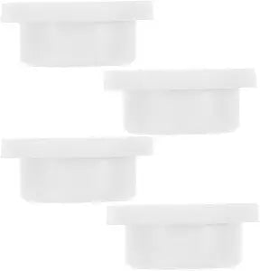OSALADI Sink Overflow Cover 4 Pack Sink Overflow Hole Plug Bathroom Washbasin Ring Cover Easy Install Hole for Concealing Drain and Helping Retain Water