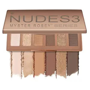 MYSTER ROSEY Nudes 3 Mini Eyeshadow Palette, Neutral Eye Shadow Palettes