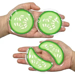 ZNÖCUETÖD Gel Ice Pack Reusable Cooling Eye Pads and Under Eye Patches