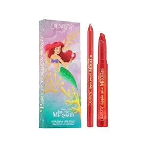 ColourPop x The Little Mermaid Lip Liner and Lipstick, Part of Your World