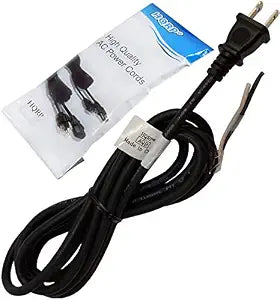 HQRP AC Power Cord Compatible with DeWalt D28110 4 1/2", D28112 4 1/2", D28402 4 1/2", DWE4887 1 1/2", DW400 4 1/2", DW402 4 1/2", DW802 4" Electric Grinder Mains Cable Repair