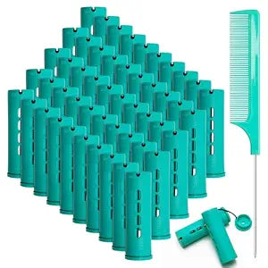 50 Pcs 1 Inch Perm Rod Set for Nature Hair