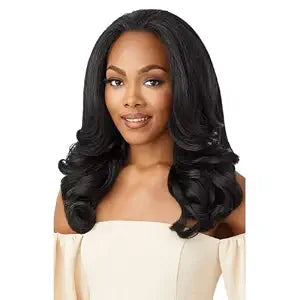 Outre Quick Weave Self Styled in 60 Seconds Neesha Soft & Natural New Half Wig Cap Laysflat Requires Less Leave Out NEESHA H301 (2)