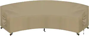 PureFit Outdoor Sectional Cover Waterproof Curved Patio Furniture Covers