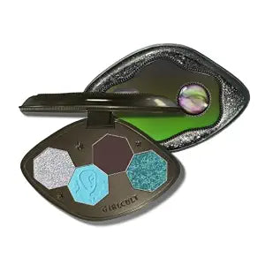 GIRLCULT 4-Color Eyeshadow Palette, Blue Purple Smoky Eye Makeup