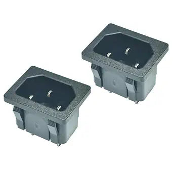 IEC320 C14 Panel Mount Plug AdapterPower Connector Socket