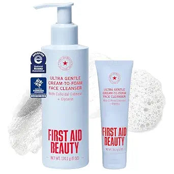 First Aid Beauty Ultra Gentle Cream-to-Foam Cleanser