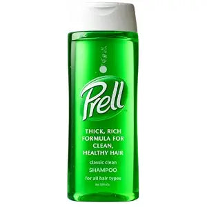 Prell Classic Clean Shampoo, Leaves Hair Healthy, Shiny and Full of Texture without Causing Dryness, Alcohol Free, 13.5 Fl Oz, Pack of 6
