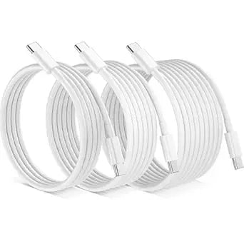 QZIIW 240W USB C to USB C Cable, 3 Pack Type C Fast Charging Cable 3/6/10FT