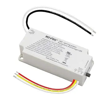 NOVBO 18W Triac Dimmable 5CCT 450mA LED Driver 120-277V AC to DC 27-40V