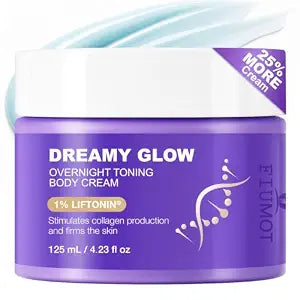 Overnight Toning Whip Cream – LIFTONIN® Anti-Cellulite & Get Body Firming Cream- Smooths Belly, Thighs & Booty 4.23 fl oz