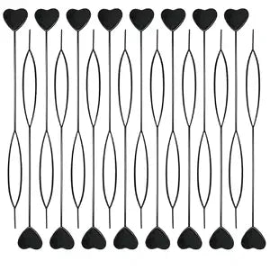 16PCS Quick Topsy Tail Hair Beader Kit – Automatic Bead Loading Tool, Braiding Loop Threader, Ponytail Maker for Girls Kids Hair Styling and Plait Accessories (black)