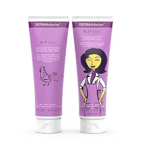 DERMAdoctor KP Bump Eraser Scrub + Lotion, Keratosis Pilaris, 8 oz Each