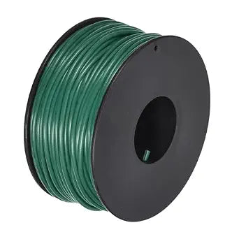Meccabixi 22AWG 22 Gauge Stranded Green PVC Hookup Wire, 30M/100ft, UL1007 Tinned Copper Marine Internal Connecting Wire
