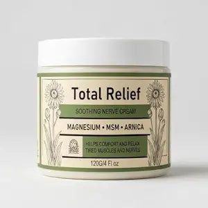 2026New total relief magnesium cream with magnesium, msm, arnica