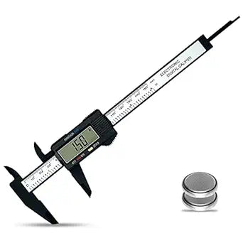0-6 Inches Digital Caliper with Large LCD Screen and Auto-Off Feature | Inch & Metric Conversion Measuring Tool, Perfect for Household/DIY Measurement