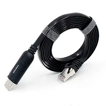 USB Console Cable UART Serial Cable Essential Accesory of Cisco, NETGEAR, Ubiquity, LINKSYS, Routers/Switches for Laptops in Windows, Mac, LinuxBlack,6ft