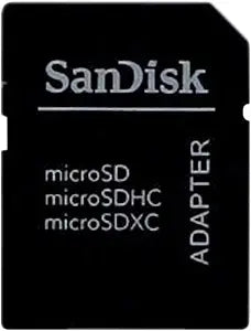SanDisk MicroSD to SD Memory Card Adapter , Black