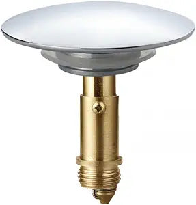 JZK Chrome Plated Metal 66mm Bathroom Sink Pop Up Plug Stopper, Basin Sink Click Clack Waste Plug Replacement