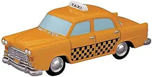 Lemax Village Collection Yellow Taxi Cab Figurine, #84832, Polyresin