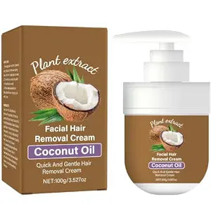 Facial Hair removal for Women,Gentle Coconut Oil Hair Removal Cream-1PCS