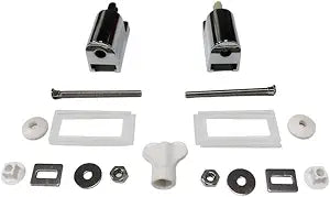 Universal Toilet Seat Attachment Toilet Seat Accessories Soft Close Mechanism Toilet Seat Hinges Replacement Hinges
