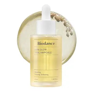 Biodance Skin Glow Vital Ampoule, Total Care Serum, Brightening, Anti-Aging, Probiotic Complex Ampoule | 1.69 fl. oz x 1 ea