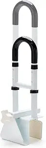 Adjustable Bathtub Handle and Grab Bar, Bathtub Safety Rail with Non-Slip Grip for Seniors, Elderly, Fits 3.1 to 6.7 Inch Tub Walls, Supports 300 lbs
