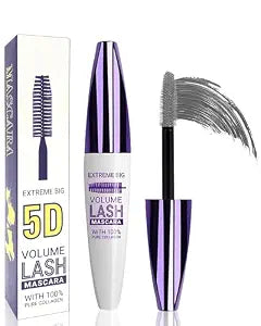 5D Gray Mascara for Eyelashes-1Pcs Longlasting Waterproof Smudge-Proof Cold Grey Mascara Volume and Length, Volumizing Defining Eye Lashes, Womenï¿½ï¿½ï¿½ï¿½ï¿½ï¿½ï¿½ï¿½ï¿½s Motherï¿½ï¿½ï¿½ï¿½ï¿½ï¿½ï¿½ï¿½