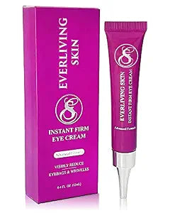 Instant Firming & Tightening Eye Cream (12 ml) – Temporarily Reduces Under-Eye Bags, Puffiness, Wrinkles & Fine Lines for a Youthful Appearance with Results Lasting 8 Hours