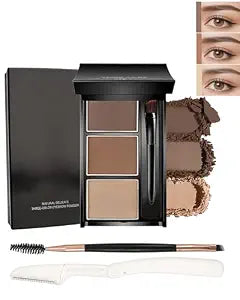 Eyebrow Powder Set for Women,Waterproof Eye Brow Filler Tinting Palette Kit