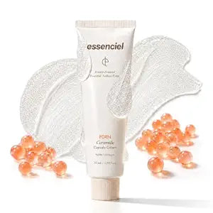 essenciel PDRN Ceramide Capsule Cream, 10,600 PPM Ceramide NP + Salmon DNA PDRN + Nano Liposome, Korean Barrier-Repair Face Moisturizer for Dry, Sensitive, Aging Skin, 1.69 fl oz (50ml)