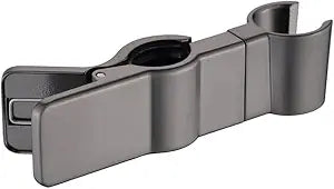 Adjustable Shower Head Holder for Slide Bar,Universal 18-25MM O.D, Rail Head Bracket Holder for Slide Bar Slider Clamp Bathroom Replacement (Gun Grey)