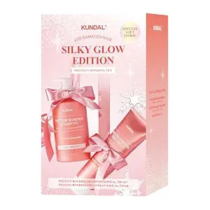 KUNDAL Protein Bonding Shampoo & Conditioner Set (Glow Edition Set (Violet Muguet))