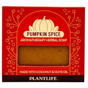 Plantlife Pumpkin Spice Natural Bar Soap, Handcrafted, Vegan, 4 oz