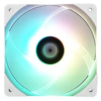 Thermalright TL-C12015W-S CPU Cooling Fan 120mm, Quiet PWM Computer ARGB, 15mm Slimline Cooler (White ARGB)