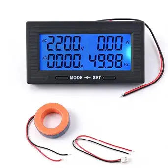 Oumefar AC Voltmeter Ammeter 0-500V 200A Digital LCD Panel Meter