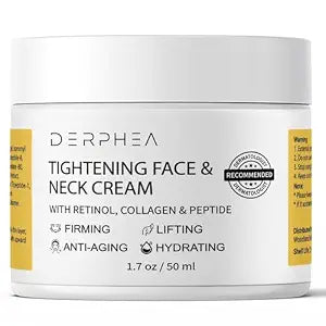 Neck Tightening Cream, Neck Firming Cream For Tightening and Firming, Fine lines, Loose & Sagging On Face, Decollete & Other Skin Areas - 1.7 OZ