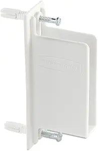 Wall Mount Bracket 2 1/2 in Height 3 11/16 in Width 4 1/2 in Length Plastic White