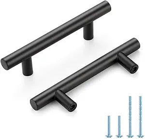 HOME EDIT Matte Black Cabinet Handles, Drawer Pulls, 3 Inch, 30 Pack