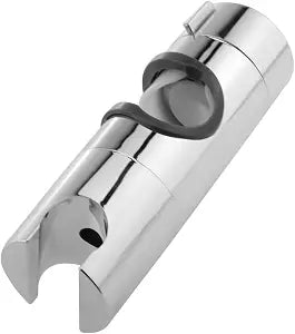 ZYAMY Shower Head Holder Slide Bar Bracket 22-25mm Double Groove Adjustable Elevating Round Bar Open Slide Sleeve No Pipe Disassembly Replacement For Bathroom 360 Degree Rotating Shower Head Bracket