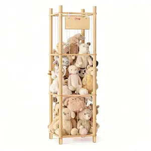 KiddoCood Kids Large Stuffed Animal Storage & Plush Toy Organizer, 53.15" H