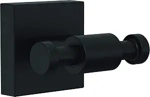 Franklin Brass Maxted (1-Pack) Towel Hooks Matte Black Bathroom Hooks Wall Mounted for Robes & Towels 2-Prong Hand Towel Hook Holder Kitchen, Bath, Bathroom Accessories MAX35-FB