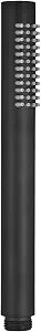 uxcell Hand Held Shower Head, 8.8" 304 Stainless Steel High Pressure Handheld Shower Wand Replacement Jet Spray for Home Toilet Bathroom Showering, (Plated, Black)