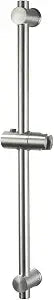 26 Inch Shower Slide Bar with Adjustable Hand Shower Holder Wall Mounted Detachable Shower Head Slide Bar, Brushed Nickel Finish, 304 Stainless Steel