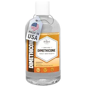 33rd Parallel | DIMETHICONE Oil (4 oz) 100% Pure, Cosmetic Grade | 350 CST Medium Viscosity | Used in Moisturizers, Lotions, Primers, Foundations, Hair Products, Sunscreen, Wound Care | 4 Ounces