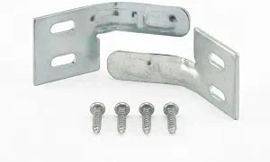 newlifeapp 9-1138 Premium Bi-Fold Door Surface Aligner (Pack of 2)  Heavy Duty Steel Closet Door Alignment Hardware  Fixes Uneven Gaps, Keeps Doors Tightly Closed  Includes Mounting Screws