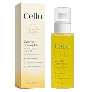 Cellu Overnight Firming Oil, Nourishing Body Oil for Mature Skin